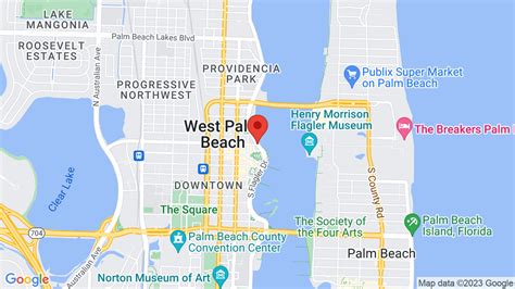 West Palm Beach Florida Map